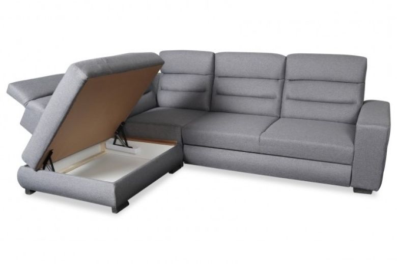 Угловый диван ХL - Optima-P (Pаскладной с ящиком для белья)