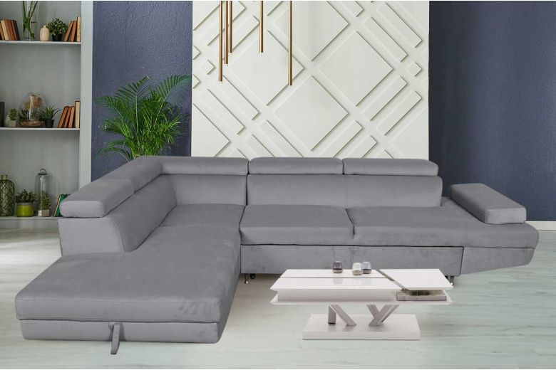 Corner sofa - Julie (Pull-out with storage box)