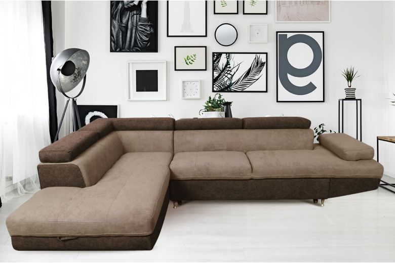 Corner sofa - Rio (Pull-out with storage box)