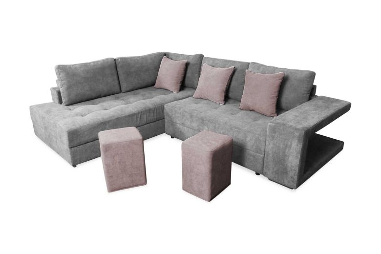 Corner sofa XL - Carina-P (Pull-out with storage box)