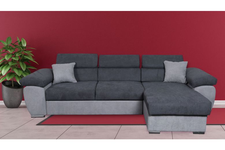 Угловой диван - Como-P (Pаскладной с ящиком для белья)