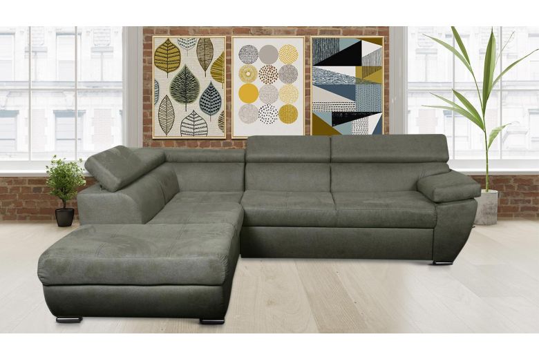 Corner sofa XL - Trento-P (Pull-out bed with storage box)