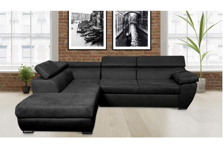 Corner sofa XL - Trento-P (Pull-out bed with storage box)