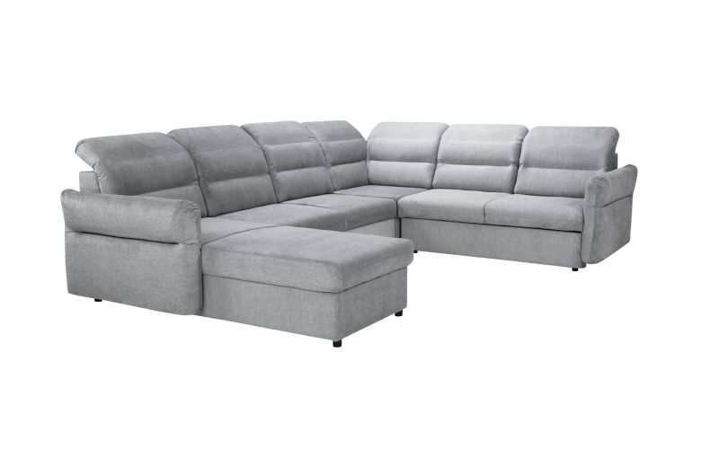 U-образный диван - Ancona-P (Pаскладной с ящиком для белья)