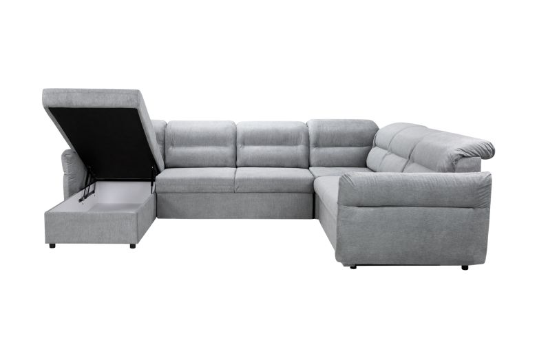 U-образный диван - Ancona-P (Pаскладной с ящиком для белья)