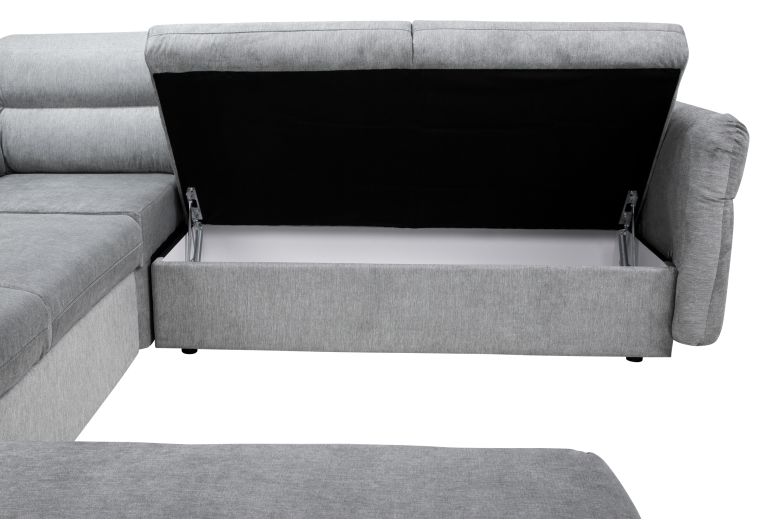 U-образный диван - Ancona-P (Pаскладной с ящиком для белья)