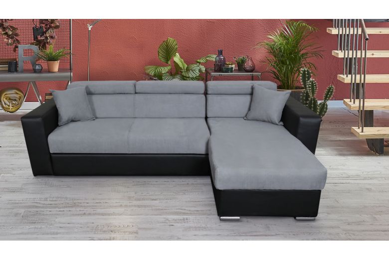 Угловой диван - Laura-P (Pаскладной с ящиком для белья)