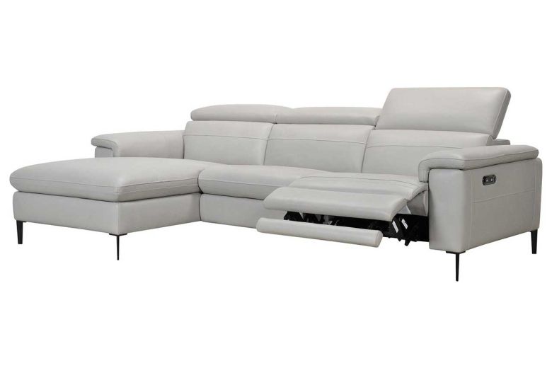 Leather corner sofa - Sacramento