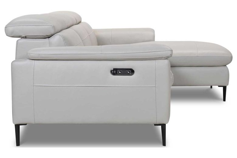 Leather corner sofa - Sacramento