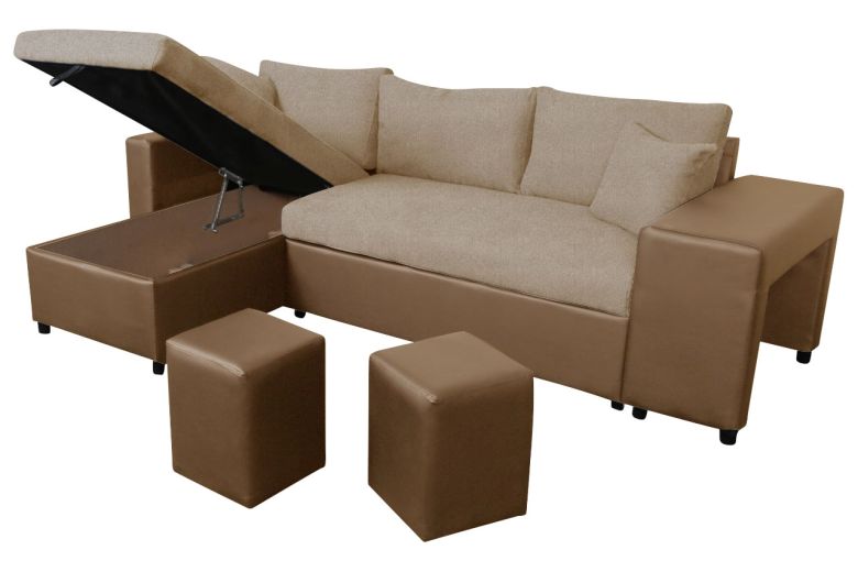 Corner sofa - Golf Plus (Pull-out with storage box)