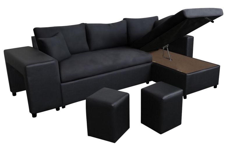 Corner sofa - Golf Plus (Pull-out bed with storage box)