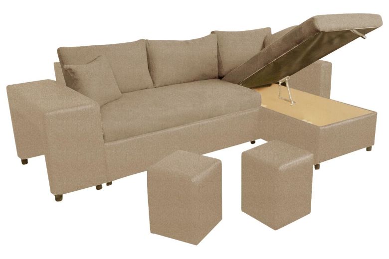 Corner sofa - Golf Plus (Pull-out bed with storage box)
