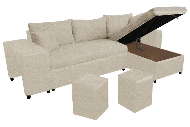 Corner sofa - Golf Plus (Pull-out bed with storage box)