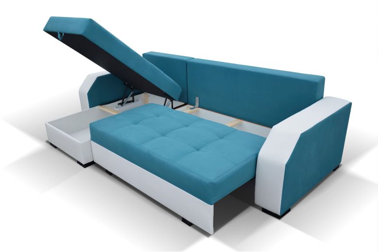 Corner sofa - Aris-P (Pull-out with storage box)