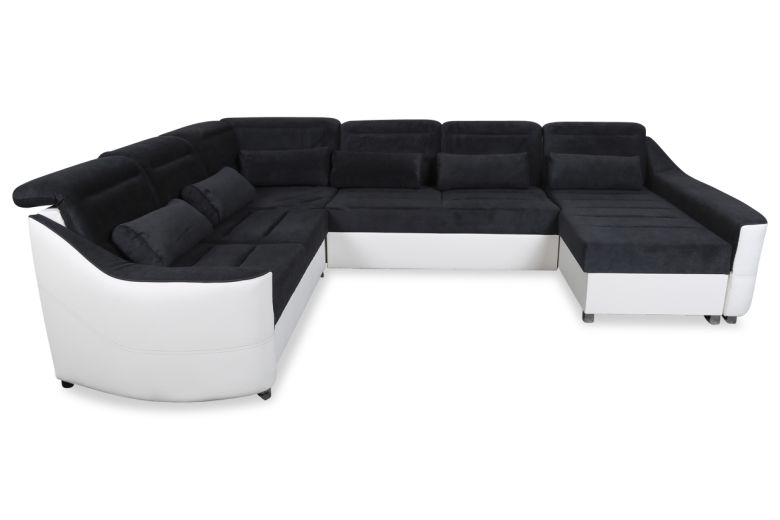 U-образный диван - Lotus-P (Pаскладной с ящиком для белья)