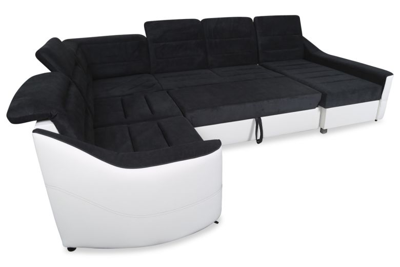 U-образный диван - Lotus-P (Pаскладной с ящиком для белья)