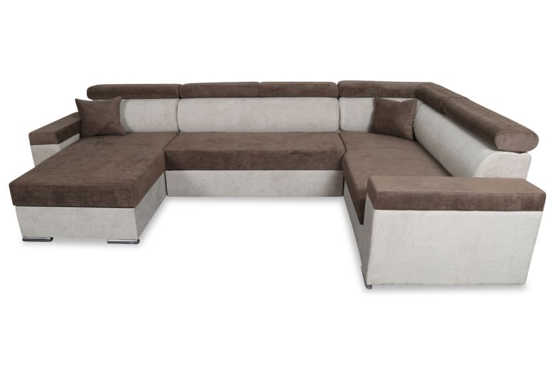 U-образный диван - Sven-P (Pаскладной с ящиком для белья)
