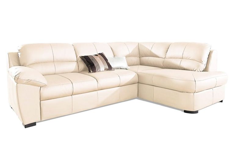 Leather corner sofa XL - Danilo (Pull-out with storage box)