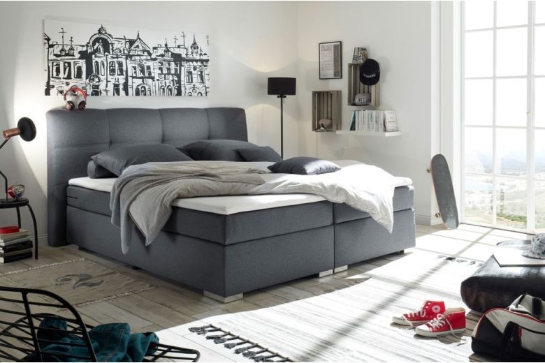 Boxspring bed 180x200 - Pensacola-P (Pull-out with storage box)