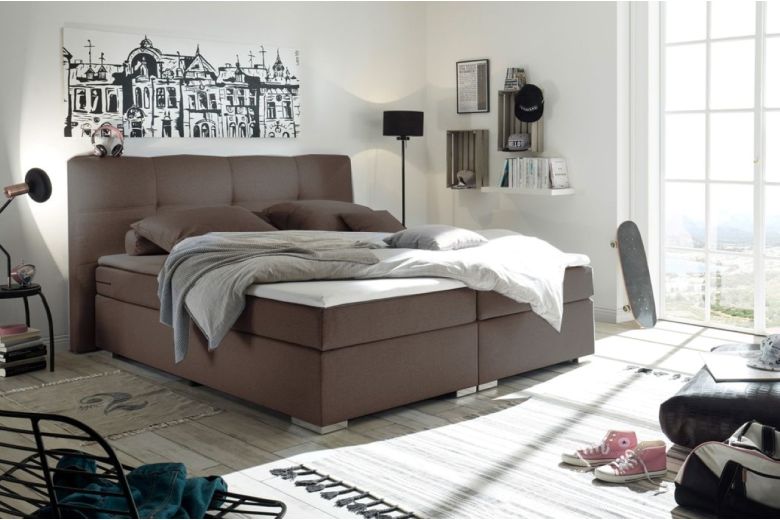 Boxspring bed 180x200 - Pensacola-P (Pull-out with storage box)