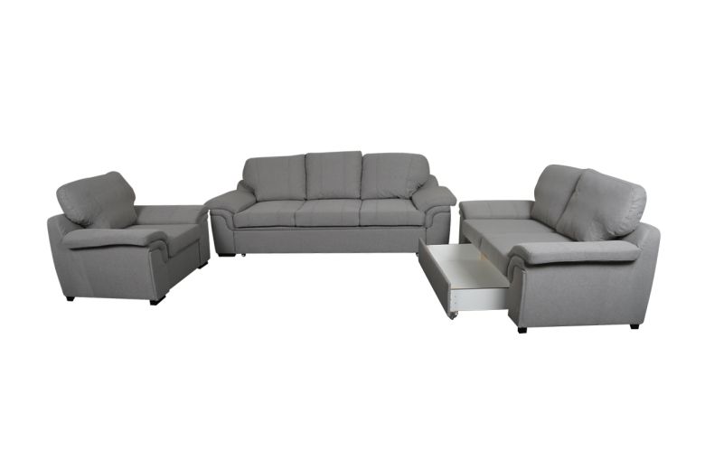 Furniture set 3+2+1 - Amy-P (Pull-out with storage box)