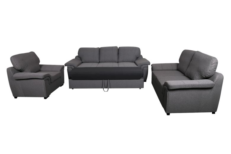 Furniture set 3+2+1 - Amy-P (Pull-out with storage box)