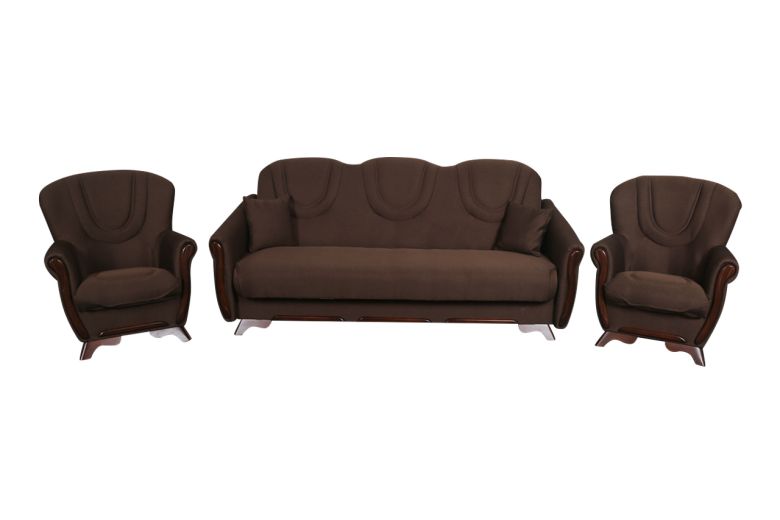 Furniture set 3+1+1 - Oskar-P (Pull-out with storage box)