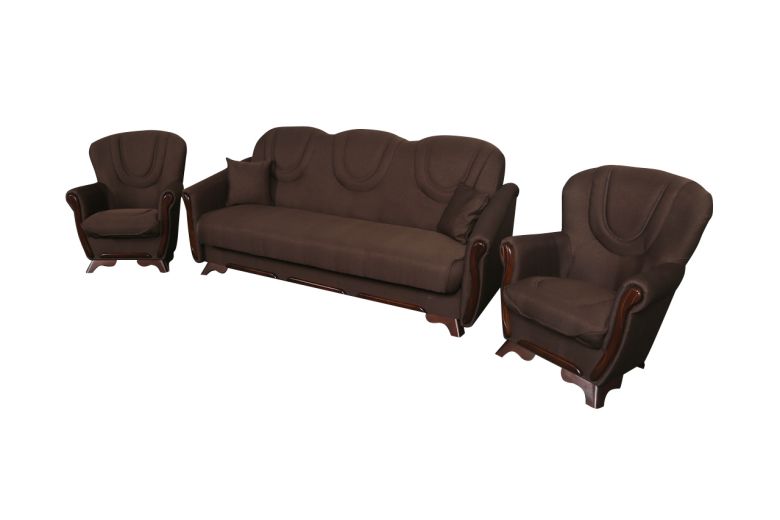 Furniture set 3+1+1 - Oskar-P (Pull-out with storage box)