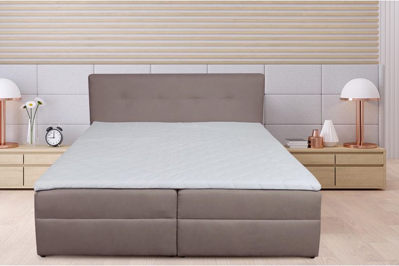 Boxspring bed 180x200 - Sara (Pull-out with storage box)