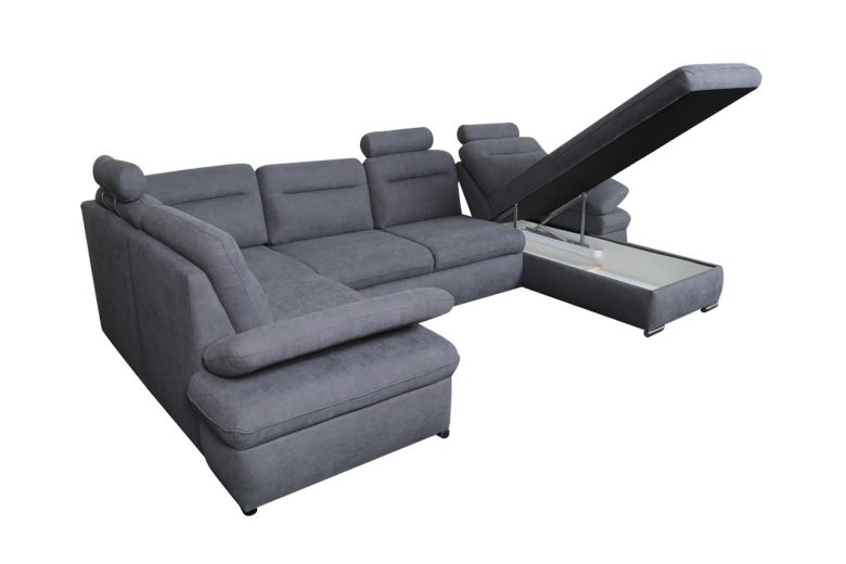 U shape sofa - Margo I (Pull-out with storage box)