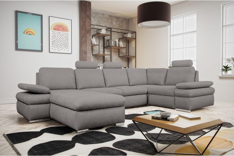 U-образный диван - Margo I (Pаскладной с ящиком для белья)