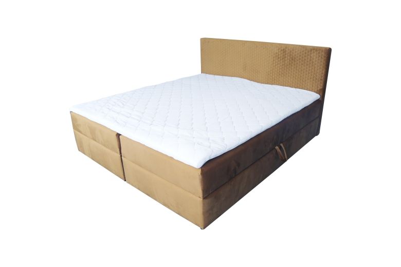 Boxspring bed 180x200 - Lisa (Pull-out with storage box)