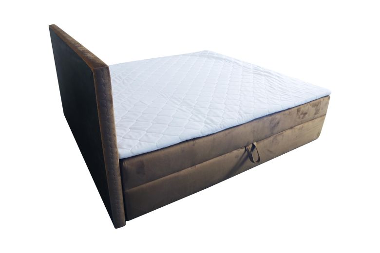 Boxspring bed 180x200 - Lisa (Pull-out with storage box)