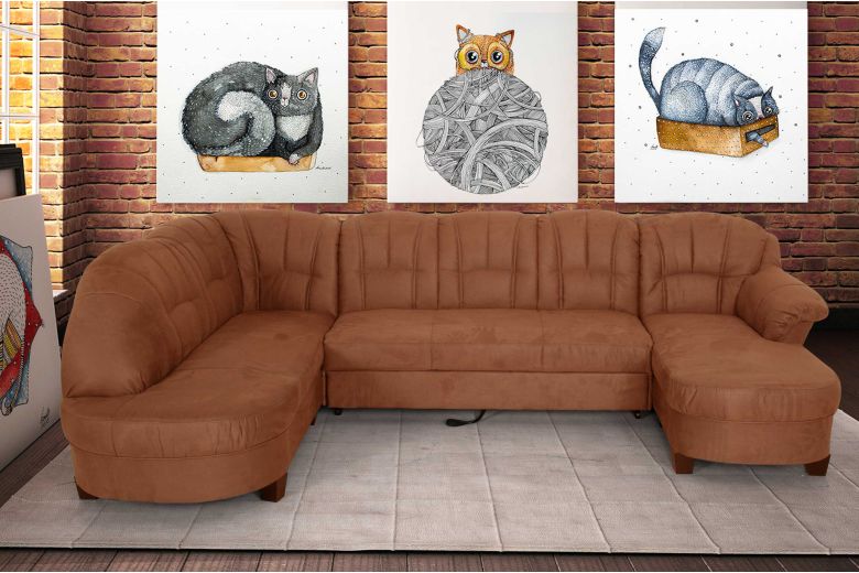 U shape sofa - Budapest (Pull-out)