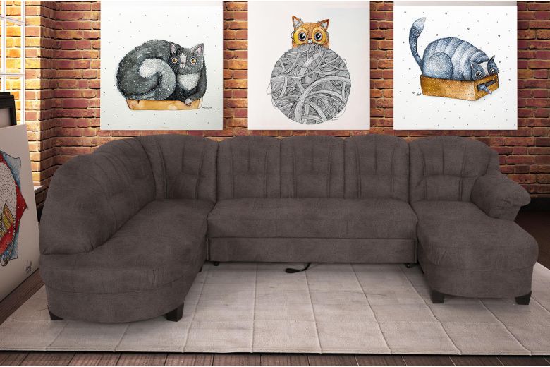 U shape sofa - Budapest (Pull-out)