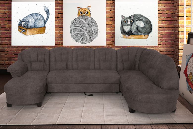 U shape sofa - Budapest (Pull-out)