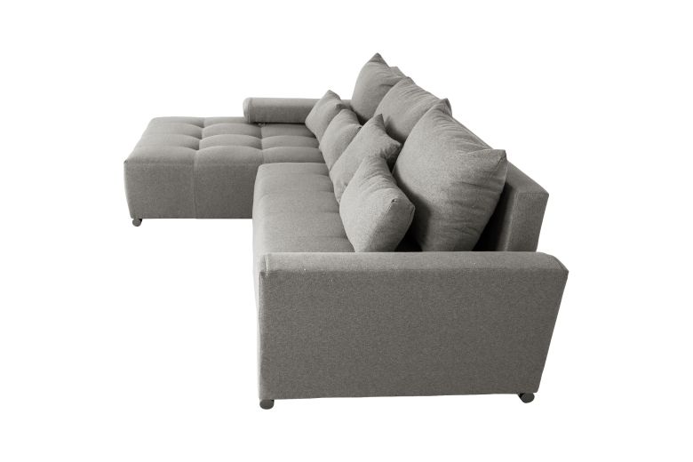 Corner sofa with changeable corner - Aston (Pull-out with storage box)