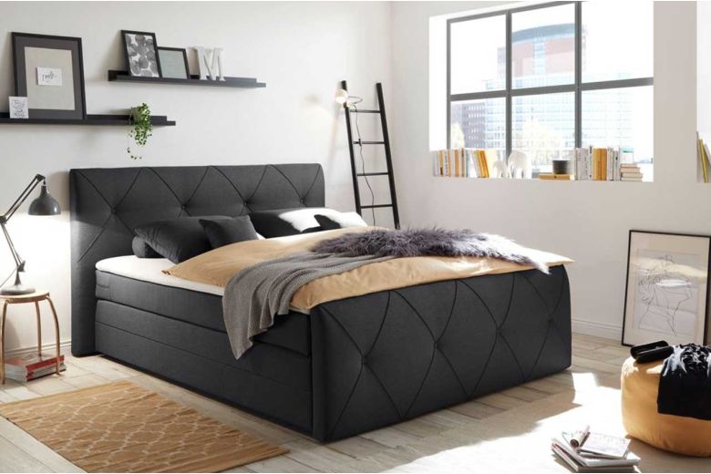 Boxspring bed 180x200 - Calgary 2 (With storage box)