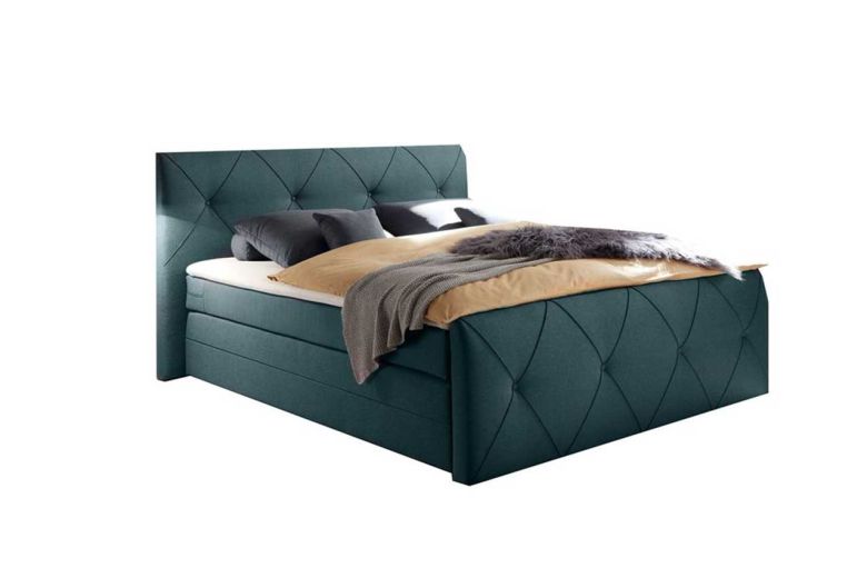 Boxspring bed 180x200 - Calgary 2 (Pull-out with storage box)