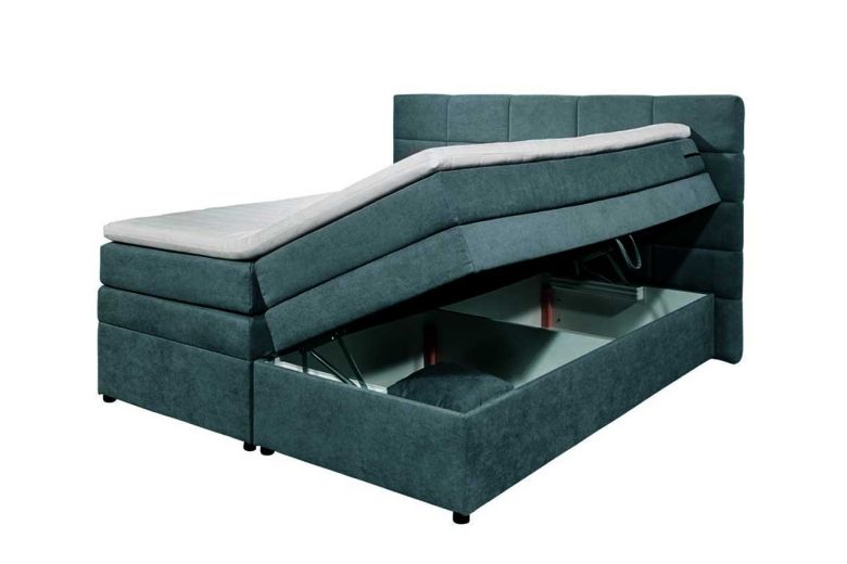 Boxspring bed 180x200 - Tacoma 3 (Pull-out with storage box)