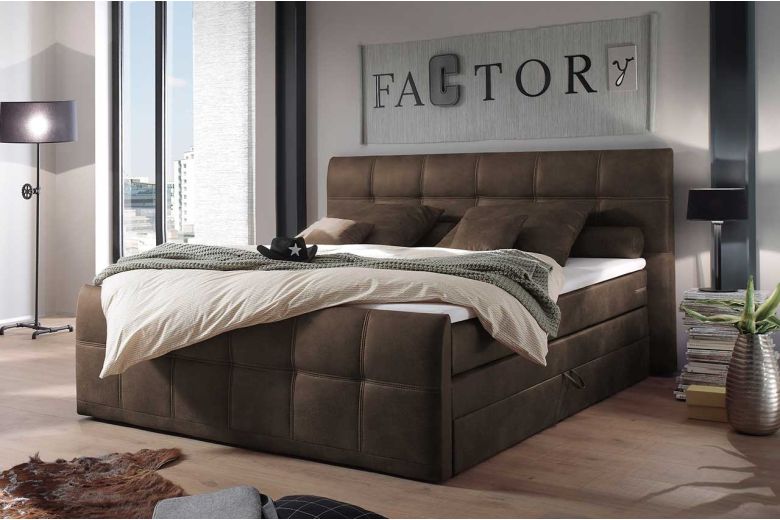 Boxspring bed 180x200 - Aspen B2 (Pull-out with storage box)