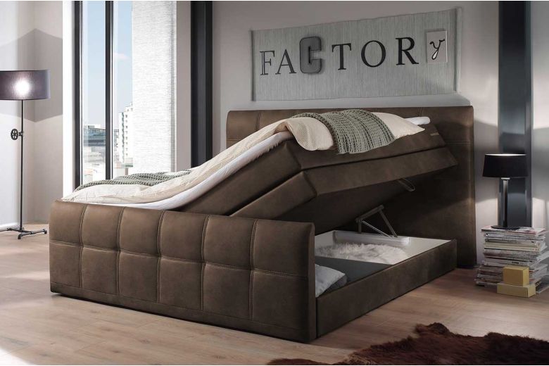 Boxspring bed 180x200 - Aspen B2 (Pull-out with storage box)
