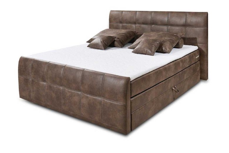 Boxspring bed 180x200 - Aspen B2 (Pull-out with storage box)