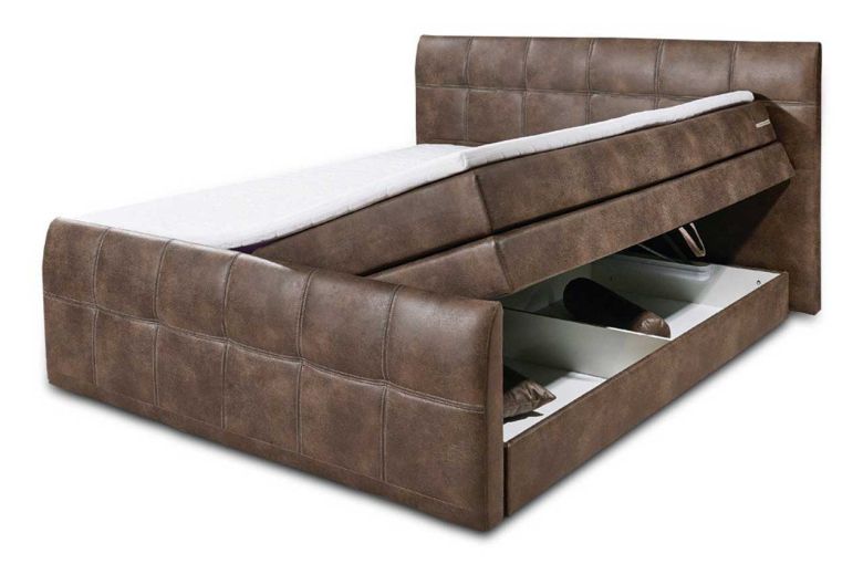 Boxspring bed 180x200 - Aspen B2 (Pull-out with storage box)