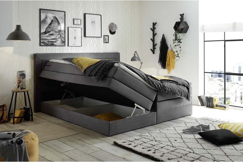 Boxspring bed 180x200 - Saba 2 (With storage box)