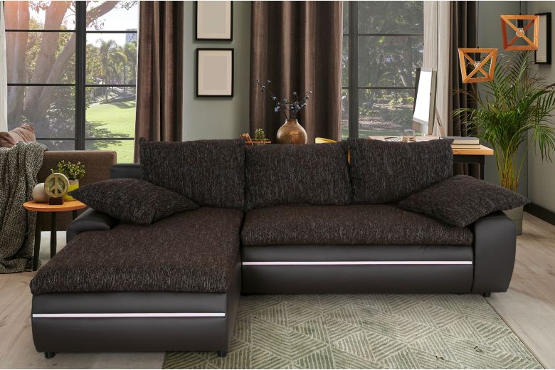 Corner sofa - Ibiza (Pull-out with storage box)