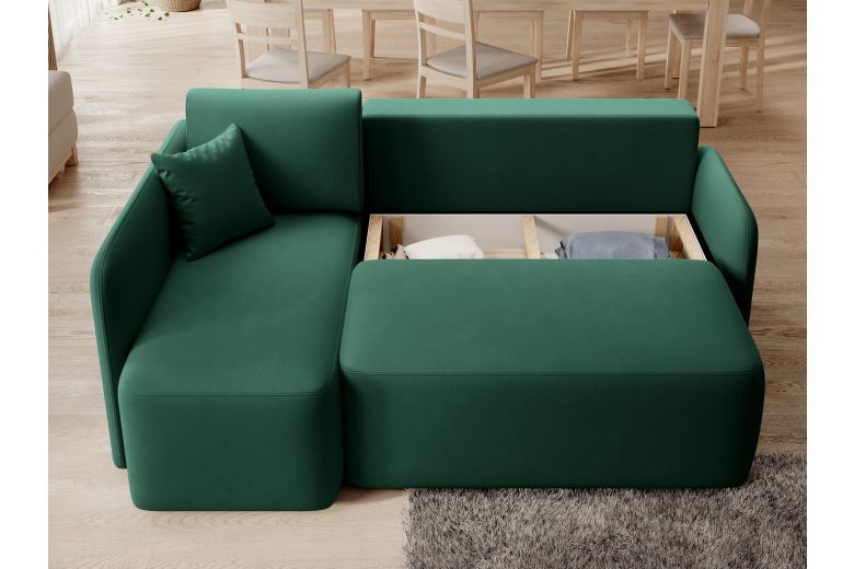 Угловой диван - Hadson (Pаскладной с ящиком для белья) Угловой диван - Hadson (Pаскладной с ящиком для белья)