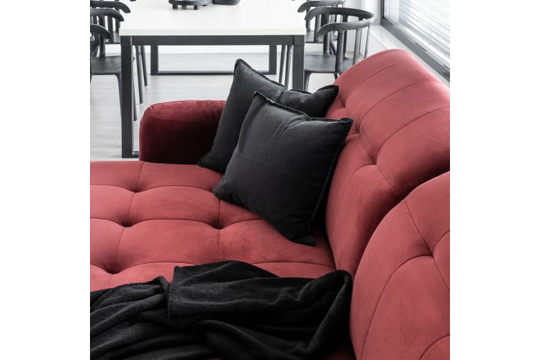 Corner sofa - Lorelle (Pull-out bed with storage box)