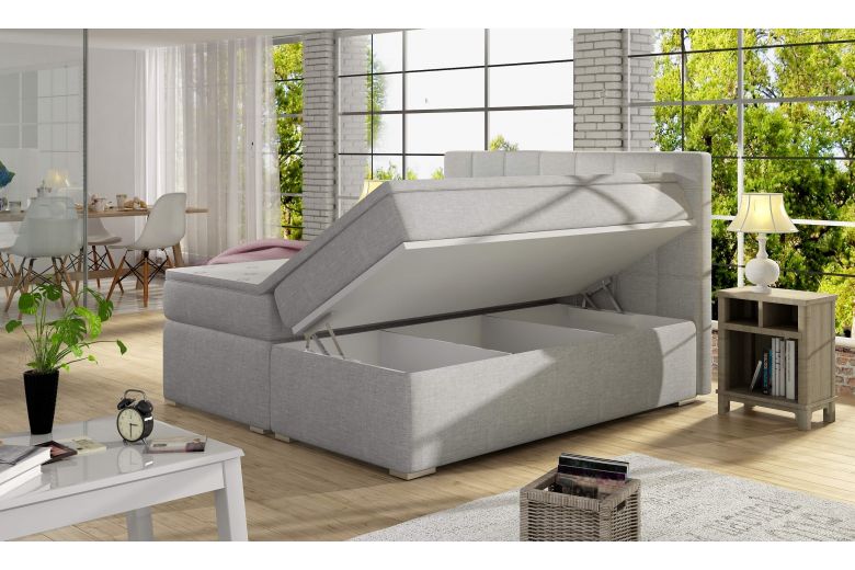 Boxspring bed - Alice (With storage box)