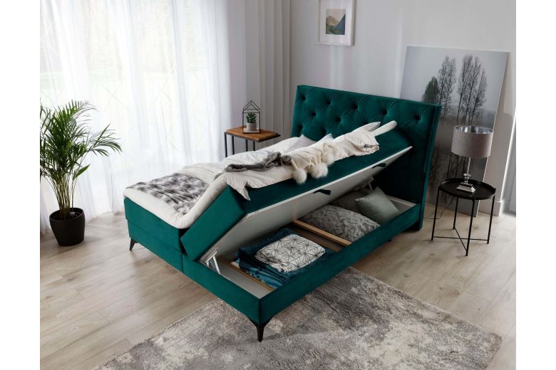 Boxspring bed - Laos (With storage box)